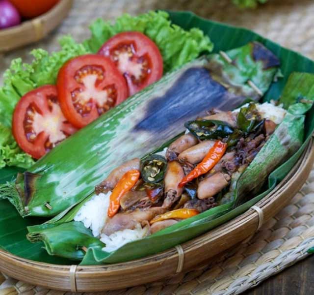 Resep Nasi Bakar Cumi Asin Sedap Dan Super Gurih Menggugah Selera